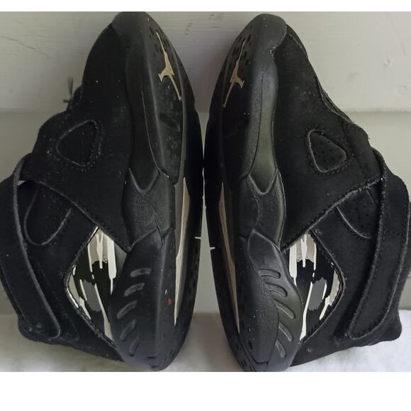 Nike Air Jordan Retro 8 Chrome toddler size 8 Suede - Picture 10 of 12